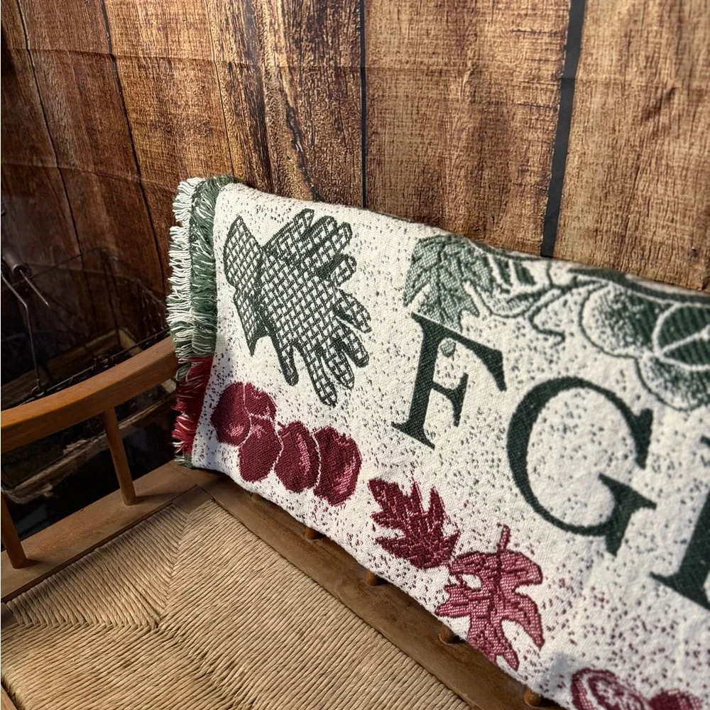 Alphabet Garden Themed Tapestry/Throw